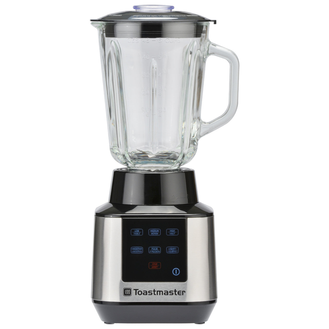 Toastmaster 500 Watt Touch Control Blender with Glass Jar