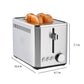 Toastmaster 2-Slice Stainless Steel Color Series Toasters