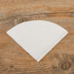 Paper Filter for Cone Dripper, White, 100 pieces, size 01 filter on wooden table, PF-100W Select Brands