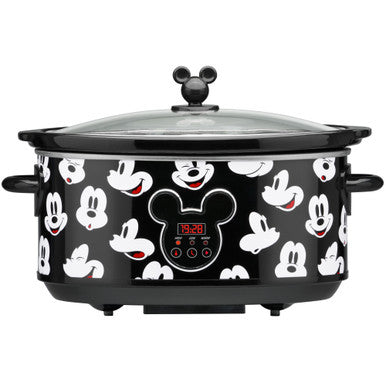 Mickey Mouse 7-Quart Digital Slow Cooker with Sound