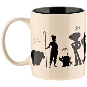 Toy Story Character Silhouette Mug Warmer with 12 oz Mug