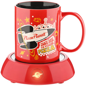 Toy Story Pizza Planet Mug Warmer with 12 oz Mug