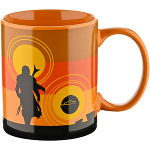 Mandalorian and Grogu Interstellar Badlands Mug Warmer with 12 oz Mug