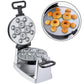 Mickey Mouse Waffle and Donut Maker with 3 Sets of Removable Nonstick Ceramic Plates
