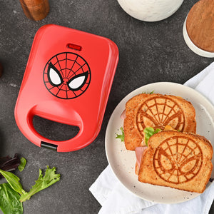 Spider-Man Ceramic Nonstick Sandwich Maker, Single Sandwich Press