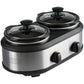 TRU Dual Slow Cooker with Two 1.25 Quart Inserts
