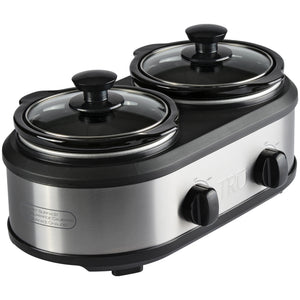 TRU Dual Slow Cooker with Two 1.25 Quart Inserts