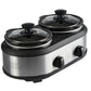 TRU Dual Slow Cooker with Two 1.25 Quart Inserts