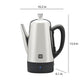 Toastmaster 12-Cup Stainless Steel Electric Percolator
