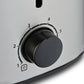 Toastmaster 2-Slice Stainless Toaster