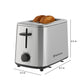 Toastmaster 2-Slice Stainless Toaster