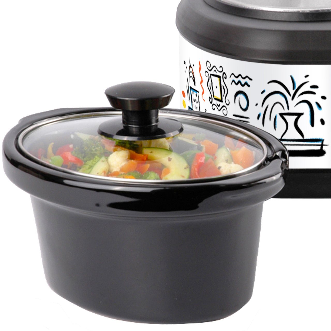 Slow cooker with multiple inserts hotsell
